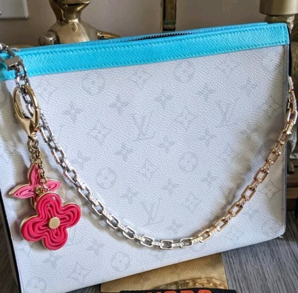 louis vuitton handbags Pochette Voyage MM Taigarama Plus Charm. Custom